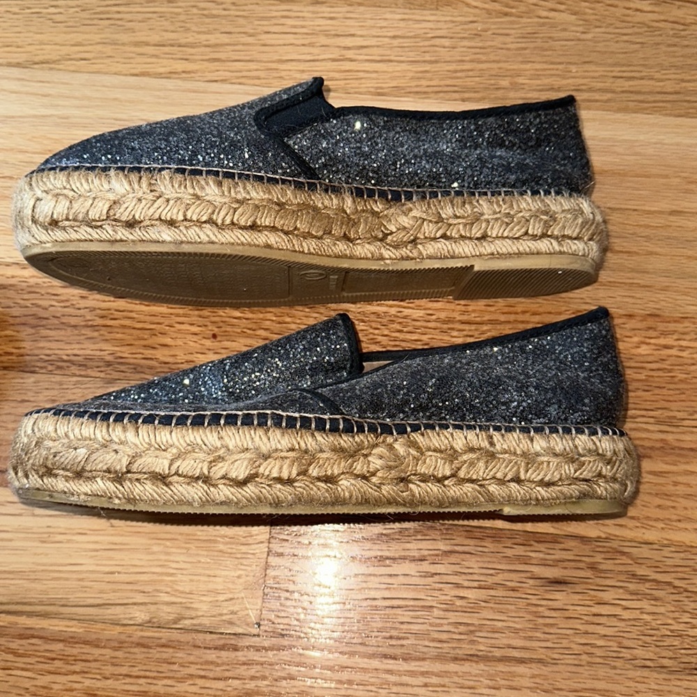Gaimo Espadrilles black sparkled sneaker espadrilles
